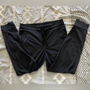black jogger pants